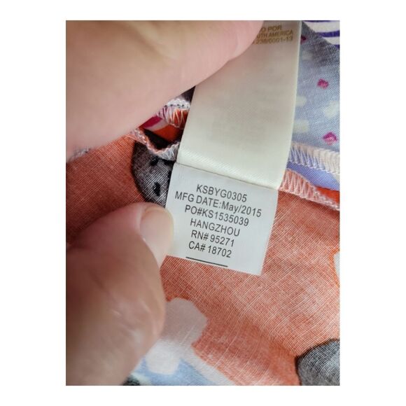 Kate Spade Skirt The Rules Graphic Sweets Pleated Skirt Girls Size 10 - Picture 5 of 6